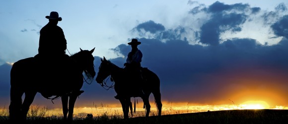 Cowboy silhouette