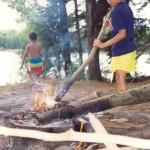 jak takign care of the island fire