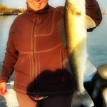 Adam got one bigger!  His was a 30" pig.  Mine had spawned already.
